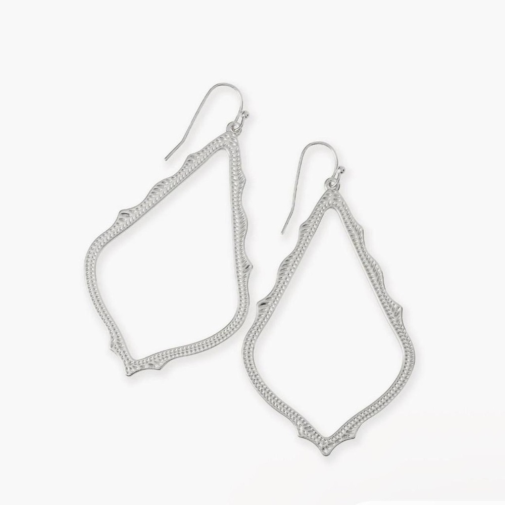 Kendra Scott Silver Geometric Earrings